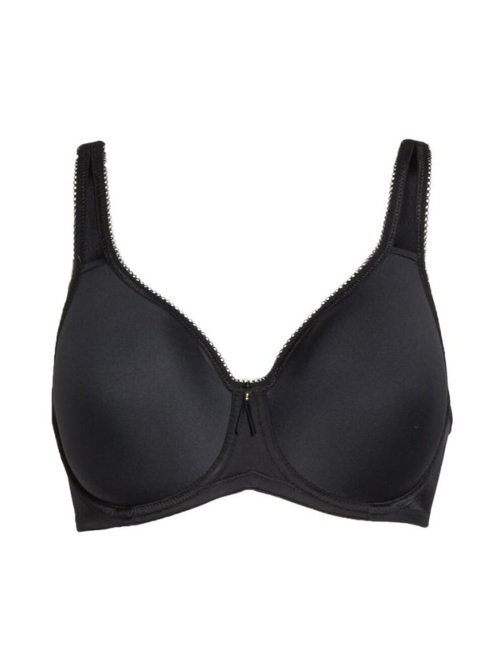 🆕WACOAL Basic Beauty Seamless Spacer Underwire T-Shirt Bra 34DD Black #853192 - Picture 5 of 10